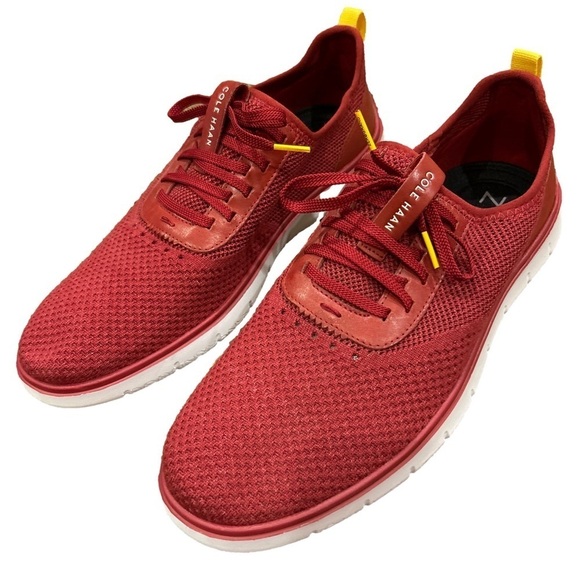 Cole Haan Other - Men's Cole Haan Zerogrand Lace Up Sneakers Red Size 11.5